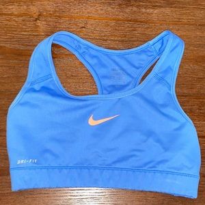 Size S Blue Dri-Fit Nike Sports Bra